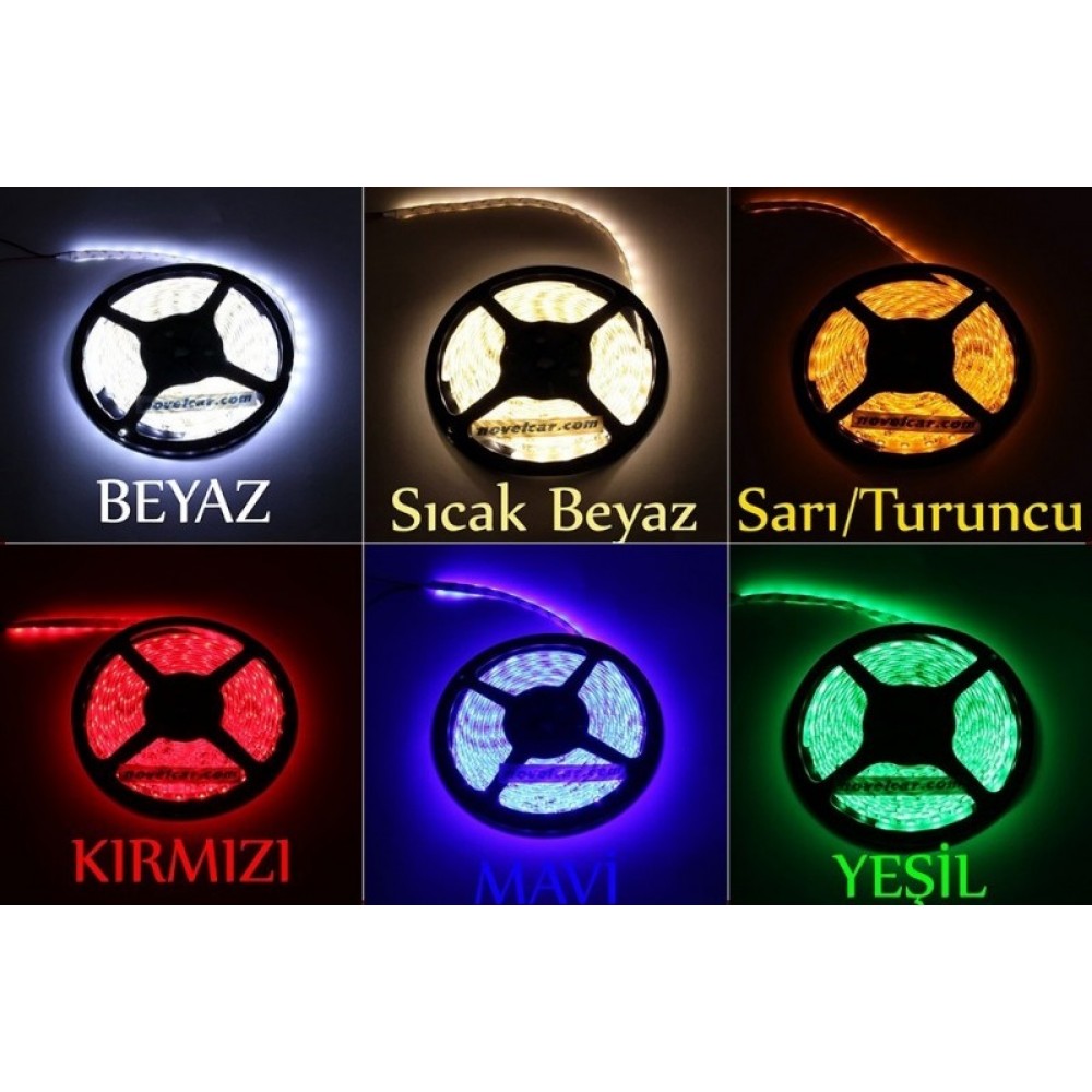 3 ÇİP 5 METRE ŞERİT LED ÇEŞİTLERİ